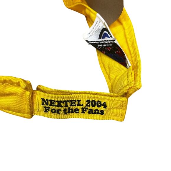 *Vintage* NASCAR 2004 Inaugural Chase the Nextel Cup Yellow Visor Hat Adjustable - Picture 3 of 5